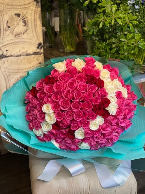 108roses-bouquet-pink